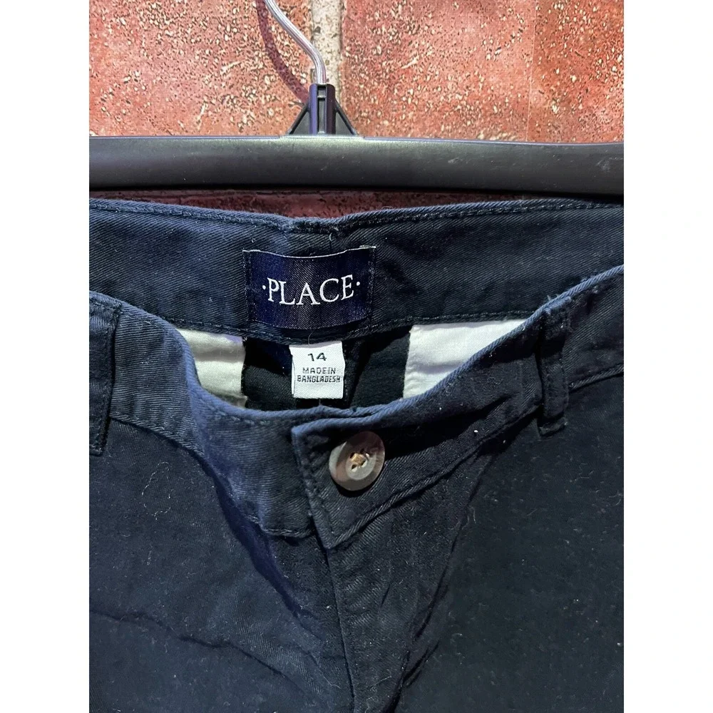 The Children's Place Unisex Size 14 Navy Uniform Woven Skinny Chino Pants‎ New